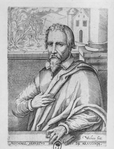 Michael Servetus (1511-53) door Christoffel van the Elder Sichem